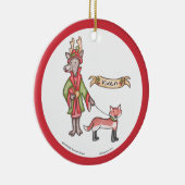 口やかましい女のオーナメント セラミックオーナメント (右)