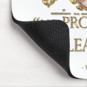 口やかましい女の引用文(金ゴールド版)の飼いならすこと マウスパッド (コーナー)