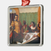 口やかましい女の飼いならすこと メタルオーナメント (左)