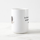口やかましい女は飼いならします コーヒーマグカップ (中央)
