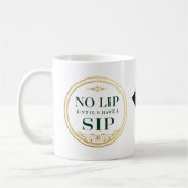 口を出すまで唇が無い コーヒーマグカップ (左)