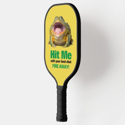 口を大きく開いた最高のかえで殴ってくれ ピックルボールラケット (左)