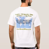 口を走行します持って下さい Tシャツ (裏面)