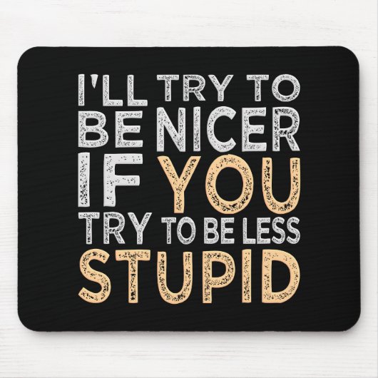 口を軽くしようとする マウスパッド (正面)