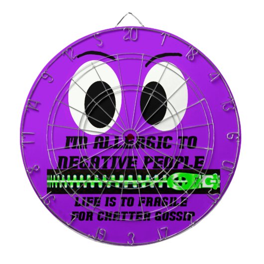 口を閉じて！ ダーツボード (正面)