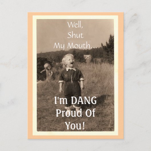 口を閉じて… ポストカード (正面)