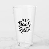 口を開いてリラックス タンブラーグラス (正面)