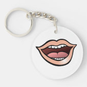 口を開く キーホルダー (正面)