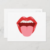 口を開く ポストカード (正面/裏面)