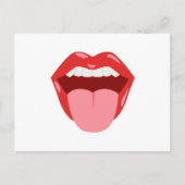 口を開く ポストカード (正面)