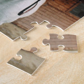 口を開けた状態で馬を閉じる ジグソーパズル (側面)