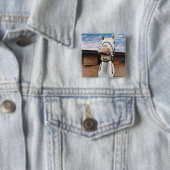 口を開けた状態で馬を閉じる 缶バッジ (インサイチュ)