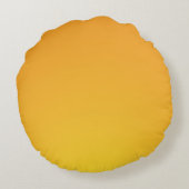 口を開けて微笑む顔&笑顔の目絵文字 ラウンドクッション (裏面)