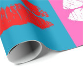 口カラフル唇 ラッピングペーパー (ロールコーナー)