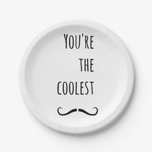 口クール髭 ペーパープレート (正面)