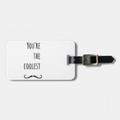 口クール髭 ラゲッジタグ (正面横)