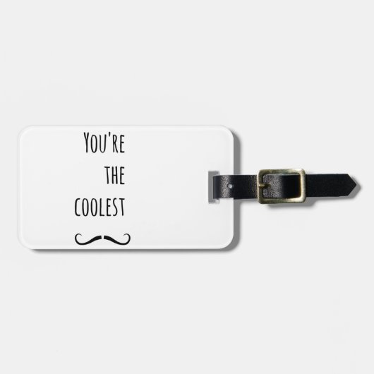 口クール髭 ラゲッジタグ (正面横)