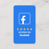 口コミリンク Facebook レビュー QRコード 名刺 (裏面)