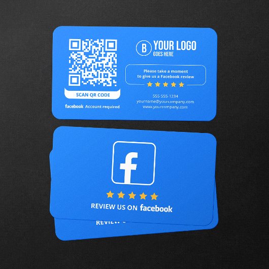 口コミリンク Facebook レビュー QRコード 名刺