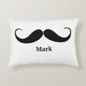 口パーソナライズされたひげ枕 アクセントクッション (正面)