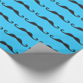 口パーソナライズされたひげ ラッピングペーパー (角)