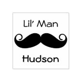 口パーソナライズされたひげ ラバースタンプ (インプリント)