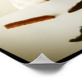 口フランスのひげのあるブルドッグ ポスター (角)