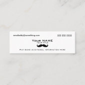 口モダンひげ スキニー名刺 (正面)