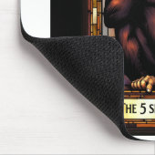 口ユーモアのあるを開け第5規則 マウスパッド (コーナー)