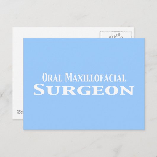 口上顎顔面外科医ギフト ポストカード (正面/裏面)