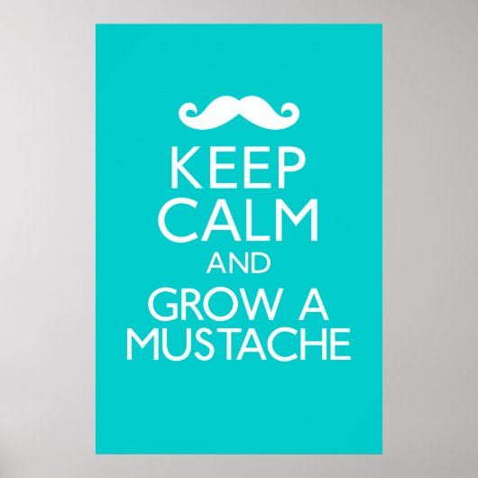 口保ひげポスターを伸ばす ポスター (正面)