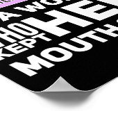 口元の女性として思い出さ保れない ポスター (角)