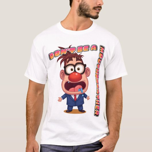 口呼吸なんてやめて Tシャツ (正面)
