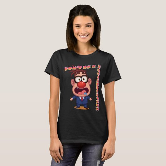 口呼吸なんてやめて  Tシャツ (正面フル)