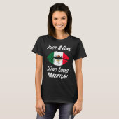 口唇ラブメキシコ国旗マサトラン Tシャツ (正面フル)