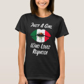 口唇ラブメキシコ国旗Reynosa Tシャツ (正面)