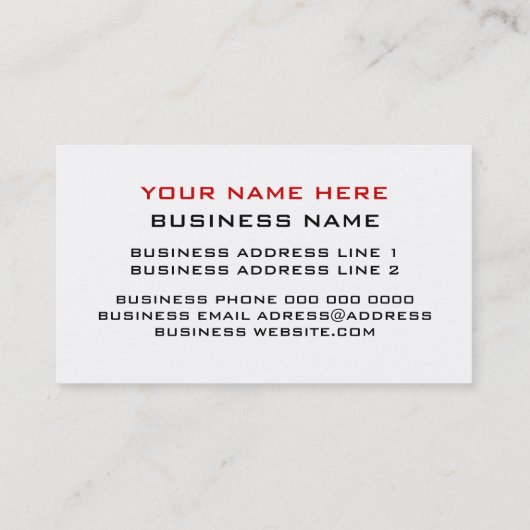 口唇穿孔用名刺  |体ピアシング 名刺 (裏面)