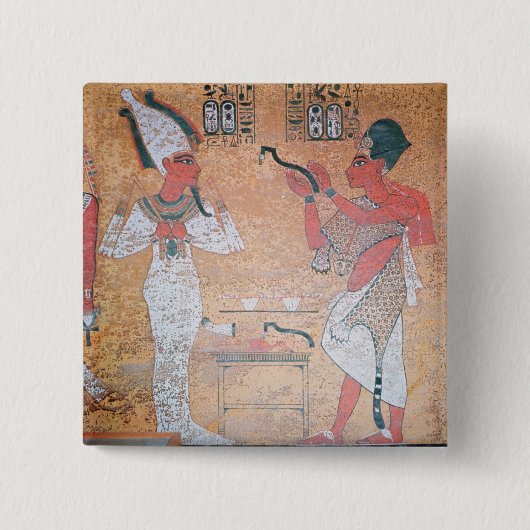 口式の開始を行うAy 缶バッジ (正面)