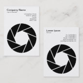 口径シンボル – 黒 名刺 (正面/裏面)