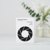 口径シンボル – 黒 名刺 (スタンド正面)