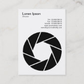 口径シンボル – 黒 名刺 (裏面)