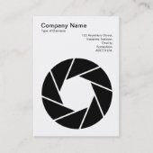 口径シンボル – 黒 名刺 (正面)