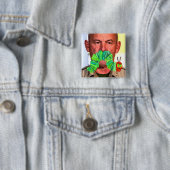 口怒ひげボタン 缶バッジ (インサイチュ)