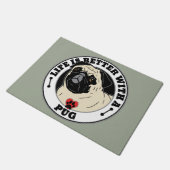 口汚れでは命が惜しい ドアマット (アングル)