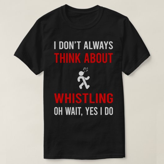 口笛考えの話し Tシャツ (デザイン正面)