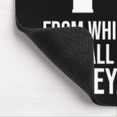 口笛過去これらすべての墓場 マウスパッド (コーナー)