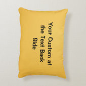 口笛顔笑顔の目化粧枕 アクセントクッション (裏面(縦))