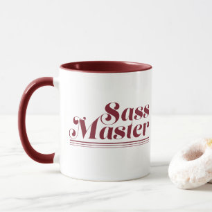 口答えのマスターのあずき色 マグカップ