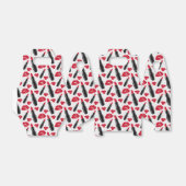 口紅および唇の水玉模様パターン フェイバーボックス (折り畳みなし)