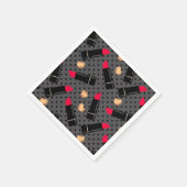 口紅お気に入りの スタンダードカクテルナプキン (角)